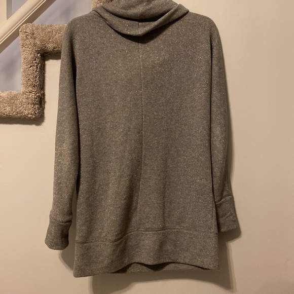 Aerie gray sparkly tunic top - Picture 8 of 12